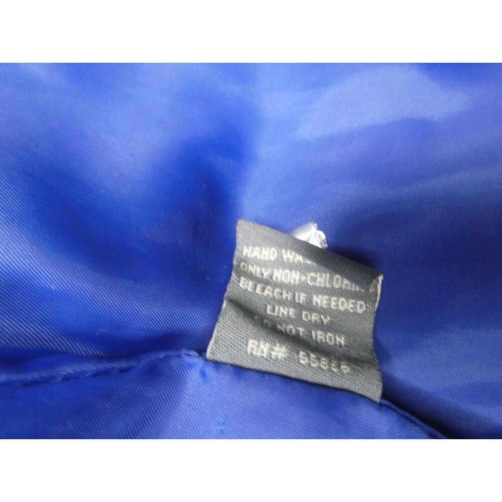 Kate & Mallory Bright Blue Leather Jacket Size M - Picture 6 of 6